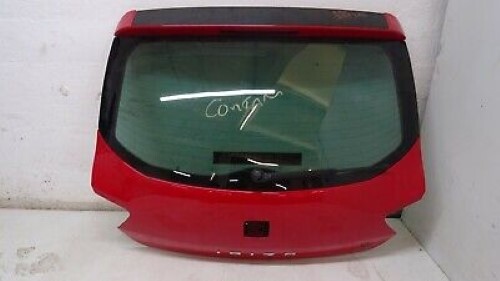 2015 SEAT IBIZA REAR TAILGATE BOOT LID IN RED LS3H WITH GLASS