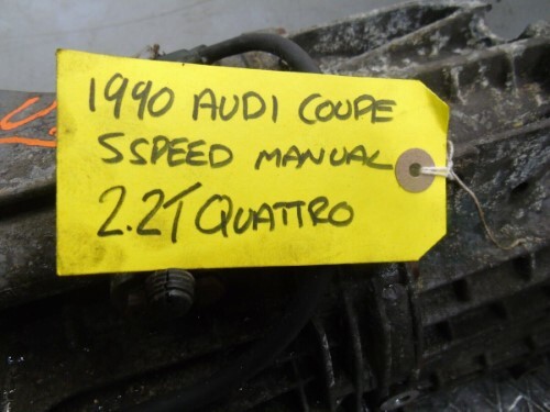1990 AUDI S2 COUPE QUATTRO 5 SPEED 2.3 GEARBOX CODE ARV