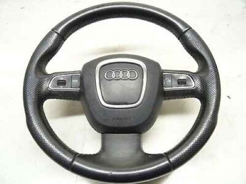 AUDI A3 8P3 2008-2012 MULTIFUNCTION STEERING WHEEL WITH BAG