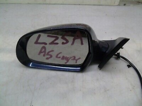 AUDI A5 COUPE 8T 2007-2011 PASSENGER SIDE NS WING MIRROR IN BLUE LZ5A