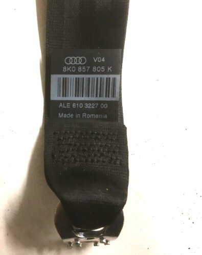 AUDI A5 COUPE RIGHT REAR SEAT BELT